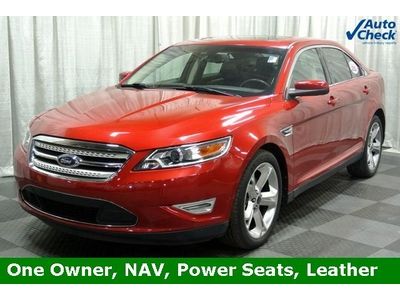 Red awd ford certified leather sunroof bluetooth sync