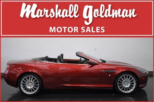 2006 aston martin db9 convertible  toro red black leather  only 15,900 miles