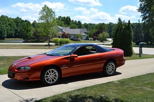 2002 camaro z28 s/s 35th anniversary edition coup - sunset orange