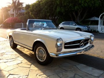 One of a kind all electric vintage mercedes