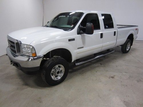03 ford f350 6.0l turbo diesel auto 4x4 crew cab long bed xlt co owned 80 pics