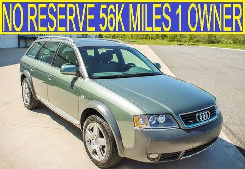 No reserve 56k miles 1 owner biturbo quattro leather awd avant 02 03 04 a4 a6 a8