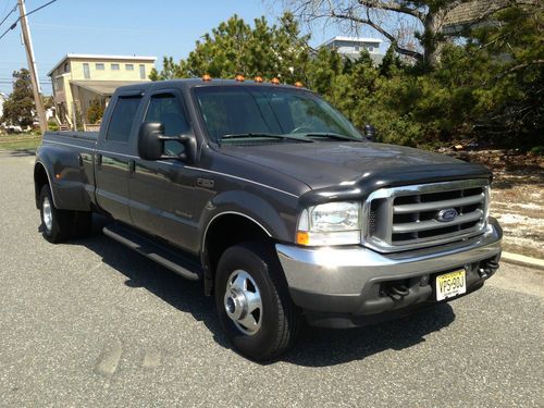Ford f-350 7.3l 4x4 dually lariat crew cab 8'bed