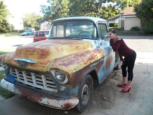 Buy Used 1955 Chevy Rare Dealer Option Four Speed Nearly