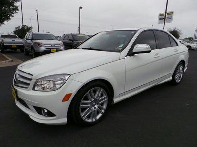 2009 mercedes c 300 3.0l luxury  moonroof with only 33,480 miles we finance