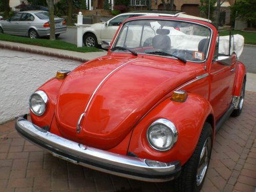 1979 vw superbeetle convertable