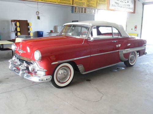 1953 chevy belair convertible reserve lowered very rare power windows and seat !