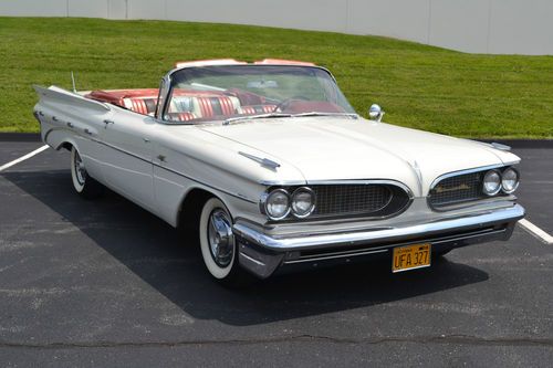 1959 pontiac bonneville convertible with tri-power and factory air conditioning