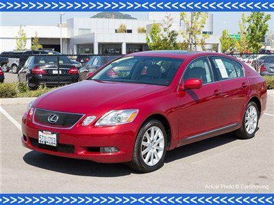 2006 gs300 awd: offered by authorized mercedes-benz dealer, matador red, clean