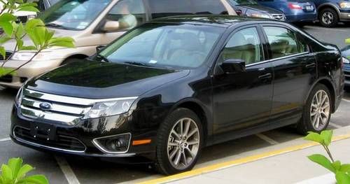 2012 ford fusion sel - black - awd!!