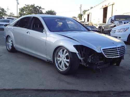 2007 mercedes-benz s550 damaged clean title low miles loaded priced to sell!!