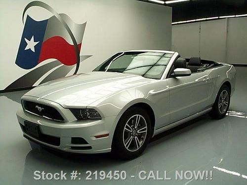 2013 ford mustang premium convertible auto leather 25k texas direct auto