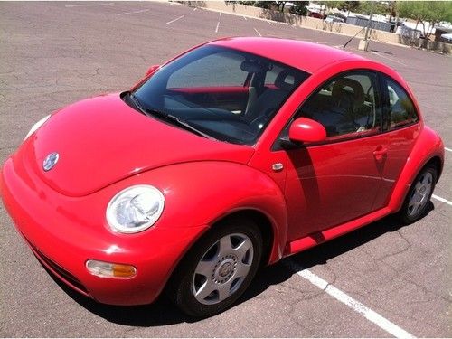 1999 volkswagen beetle*diesel*5-sp*red*no accidents*clean title!*