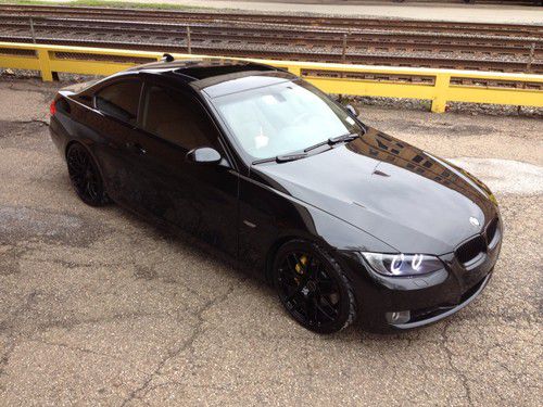 2008 bmw 335i cld wthr/sport/prem./navi/warranty/ black wheels 53k miles must c!