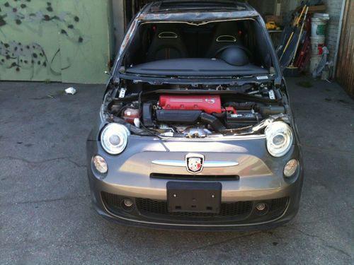 Abarth rollover salvage would be great to make racer