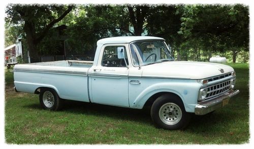 1965 ford f 100 v8 - sweet sounding! running, driving truck!  w/ new tires!