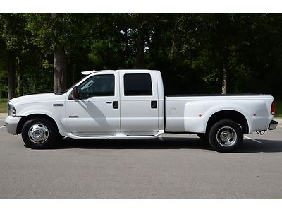 2005 ford f-350 superduty lariat  crew cab dually diesel  low miles