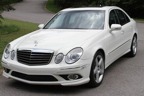 2008 mercedes-benz e550 amg sport, p2, nav