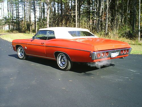 1968 chevrolet impala convertible "327 v8 automatic"