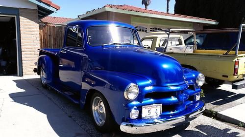 1954 chevrolet 3100 series truck , short bed, 5 window cab, califirnia truck