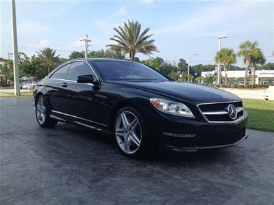 2011 mercedes benz cl63 amg - certified pre owned loaded low mileage cl 63 black