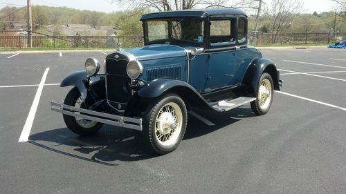 1931 ford model a - coupe deluxe aaca grand national winner