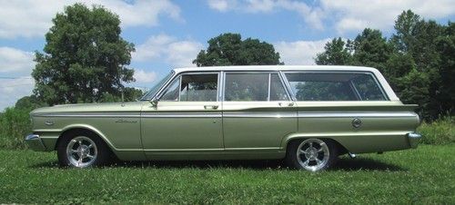 1963 ford fairlane 500 ranch wagon 289 hp 3 speed with overdrive cruiser hot rod