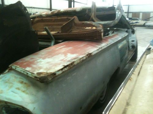 1960 ford galaxie sunliner convertible project car.