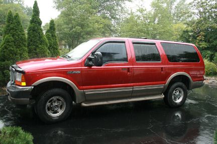 2000 ford excursion limited diesel 7.3l no reserve!!! free carfax