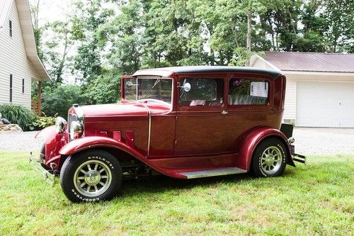 1931 ford model a tudor sedan street rod