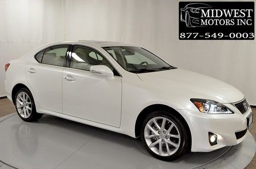 2013 lexus is250 awd luxury plus pkg navigation htd cooled seats one owner