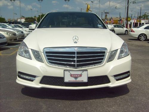 2013 mercedes benz e350 under 450 miles! 3.5l v6 auto (pearl white)