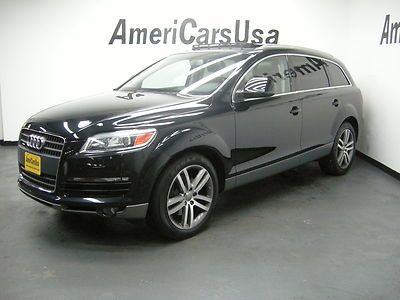 07 q7 4.2 quattro awd 3rd row seats leather navigation pano carfax certified