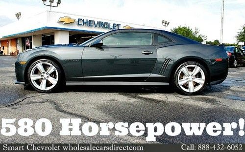 Zl1 chevy camaro 580 horsepower navigation leather seats factory warranty fast