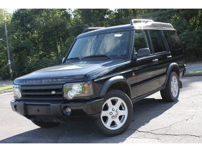 2004 land rover discovery se clean carfax sunroofs black on black no reserve!!!