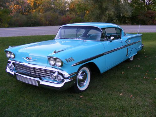 1958 chev impala fully restored 348 cu in sport roof coupe
