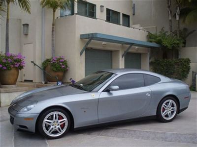 2006 ferrari 612 scaglietti silverstone &amp; black stunning inside out excellent