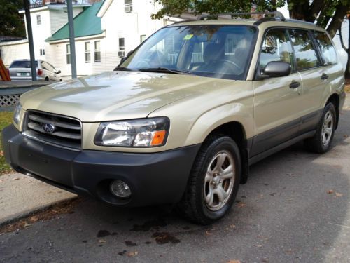 2003 subaru forester x wagon 4-door 2.5l gold inspected clean awd 140k