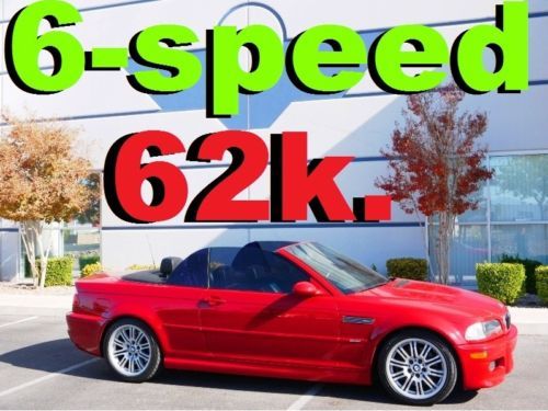 2001 bmw ///m3 convertible only 62k. actual 6-speed manual heated sts no reserve