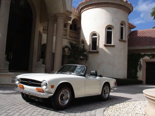 Florida, restored, rust free tr6 with soft and hard top, collectable !!!!