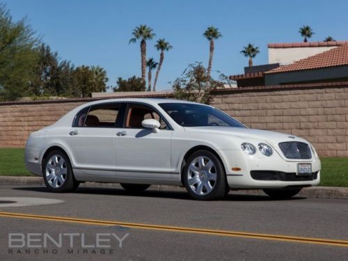 2007 continental flying spur glacier white cpo 19 inch wheels picnic tables