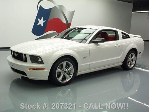 2006 ford mustang gt premium red leather shaker1000 11k texas direct auto