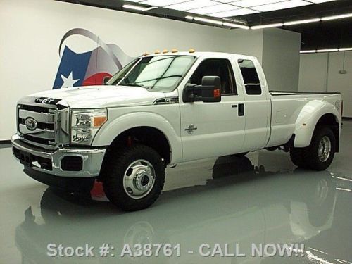 2012 ford f-350 supercab 4x4 diesel dually leather 49k! texas direct auto