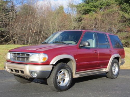 Awd eddie bauer v8 leather sunroof new tires selling at no reserve clean reports