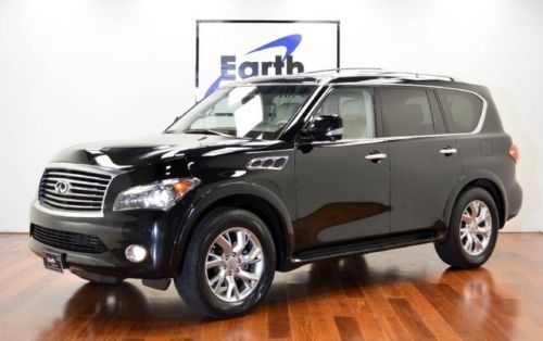 2012 infiniti qx56 awd, rear ent, loaded, 1 owner!