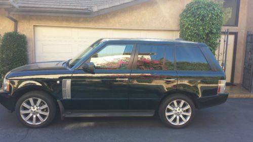 2007 land rover range rover hse sport utility 4-door 4.4l with supercharged kit