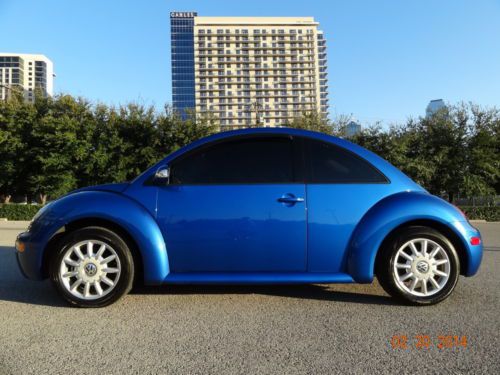 Tx no rust 1 owner 04 vw beetle tdi auto leather moonroof very rare on market
