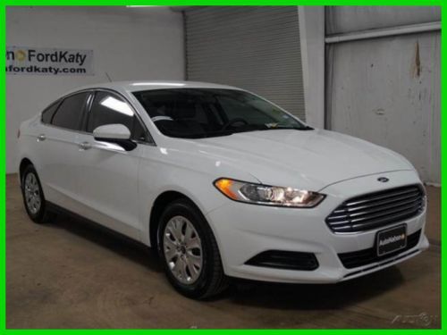 2013 ford fusion s, 2.5l 4-cyl., 8kmiles, ford certified  7yr/100k mile
