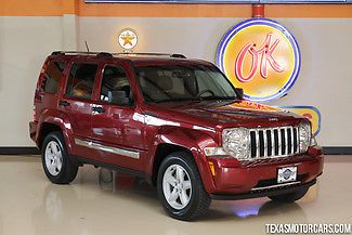 2012 jeep liberty limited 4x4! brown leather, automatic, sunroof, cd. 1.9% wac