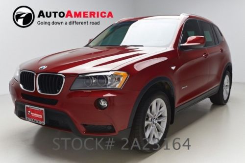 18k one 1 owner low miles 2013 bmw x3 xdrive 2.8i nav leather pano roof tech pkg